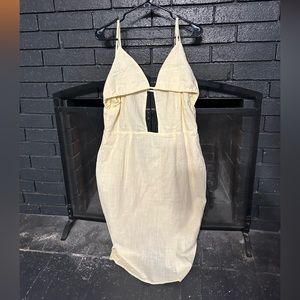 Yellow bodycon dress